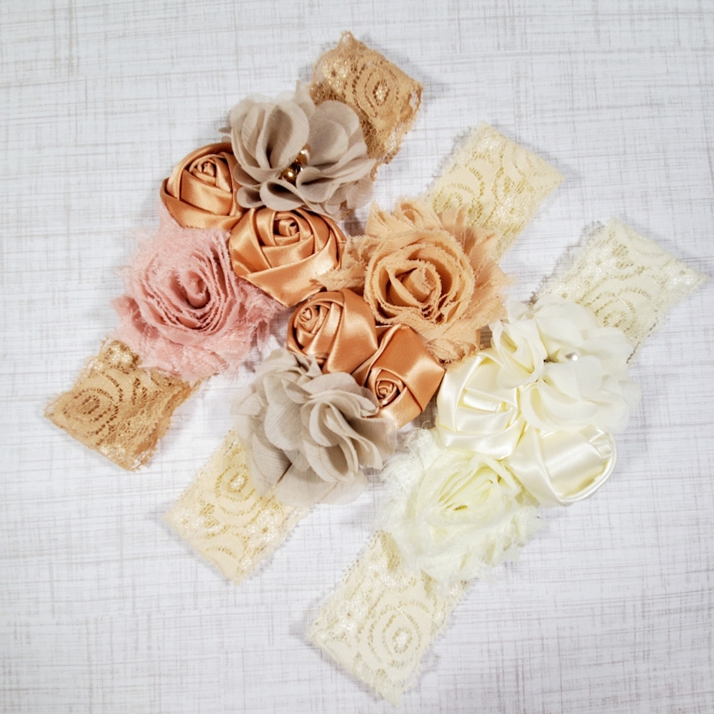 Girl Floral Lace Headband